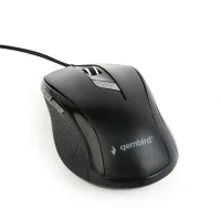 Оптическая мышь Gembird MUS-6B-01, 6 кнопок, 1600dpi, USB, черная